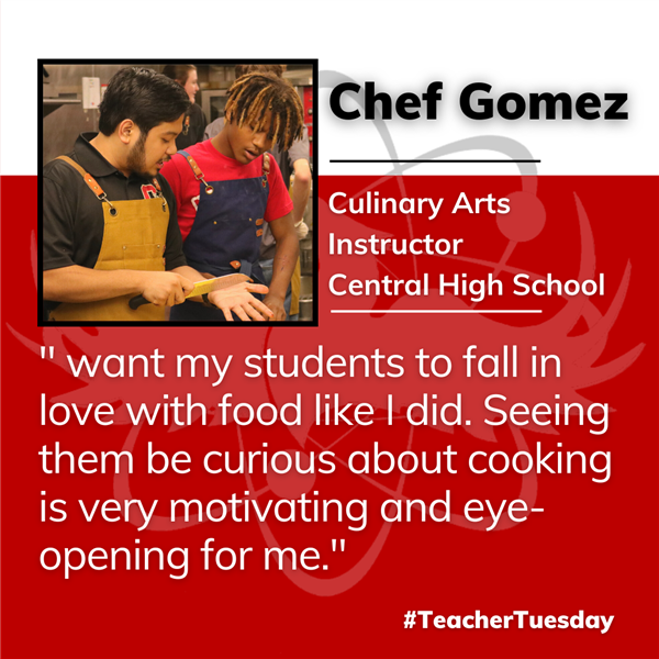 Teacher Tuesday: Chef Arjay Gomez